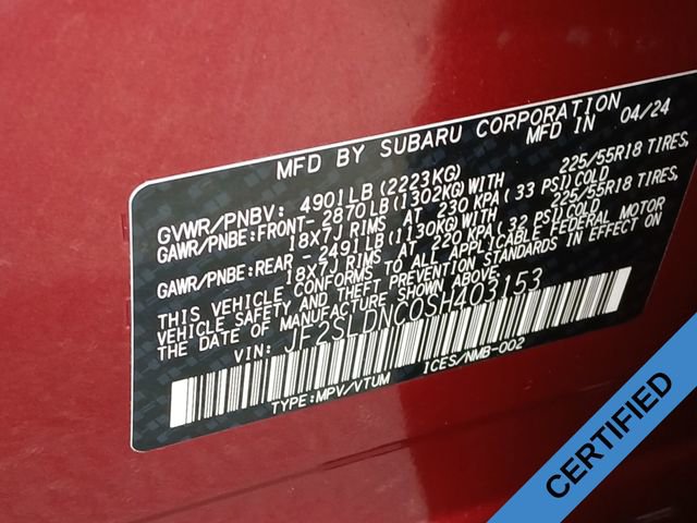 Certified 2025 Subaru Forester Limited AWD/4WD image 19