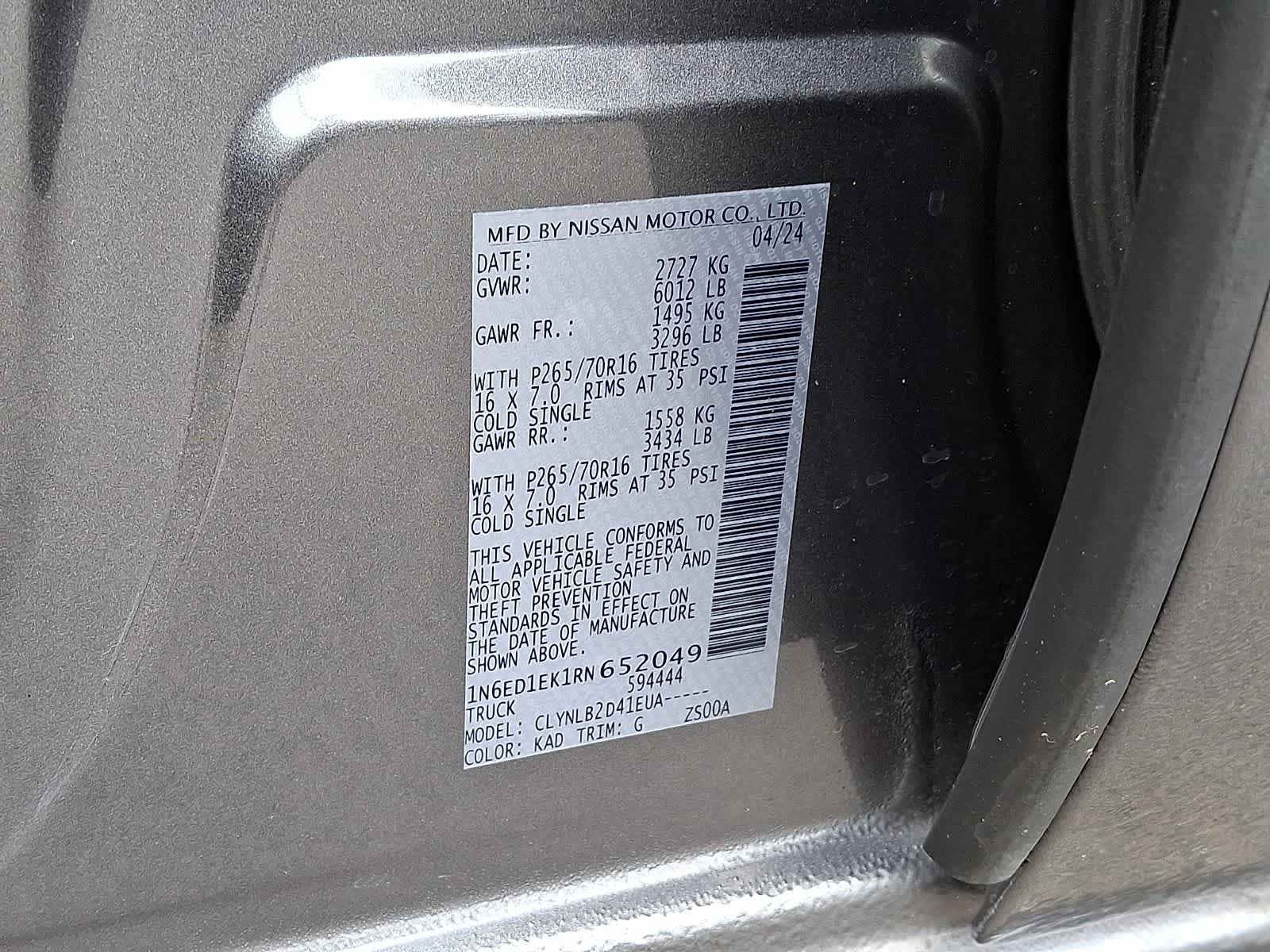 Used 2024 Nissan Frontier SV AWD/4WD image 27