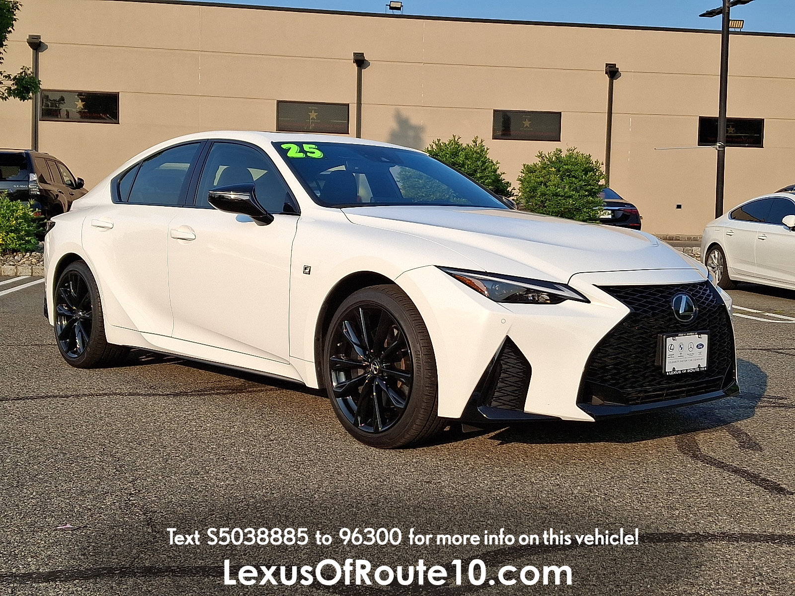 Certified 2025 Lexus IS 350 F Sport w/ Navigation Package