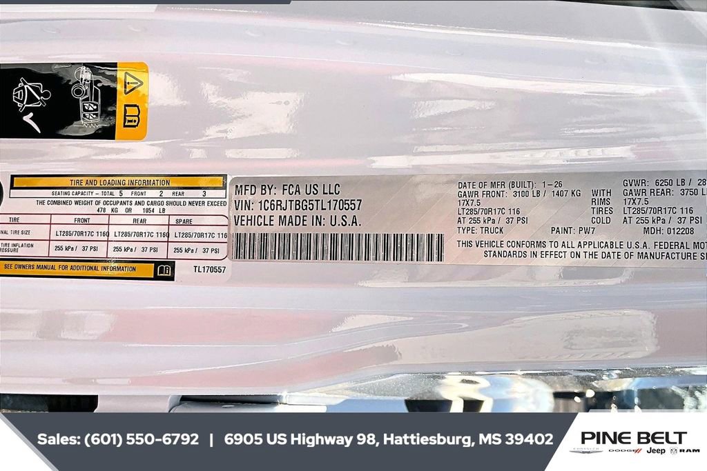 New 2026 Jeep Gladiator Rubicon image 7