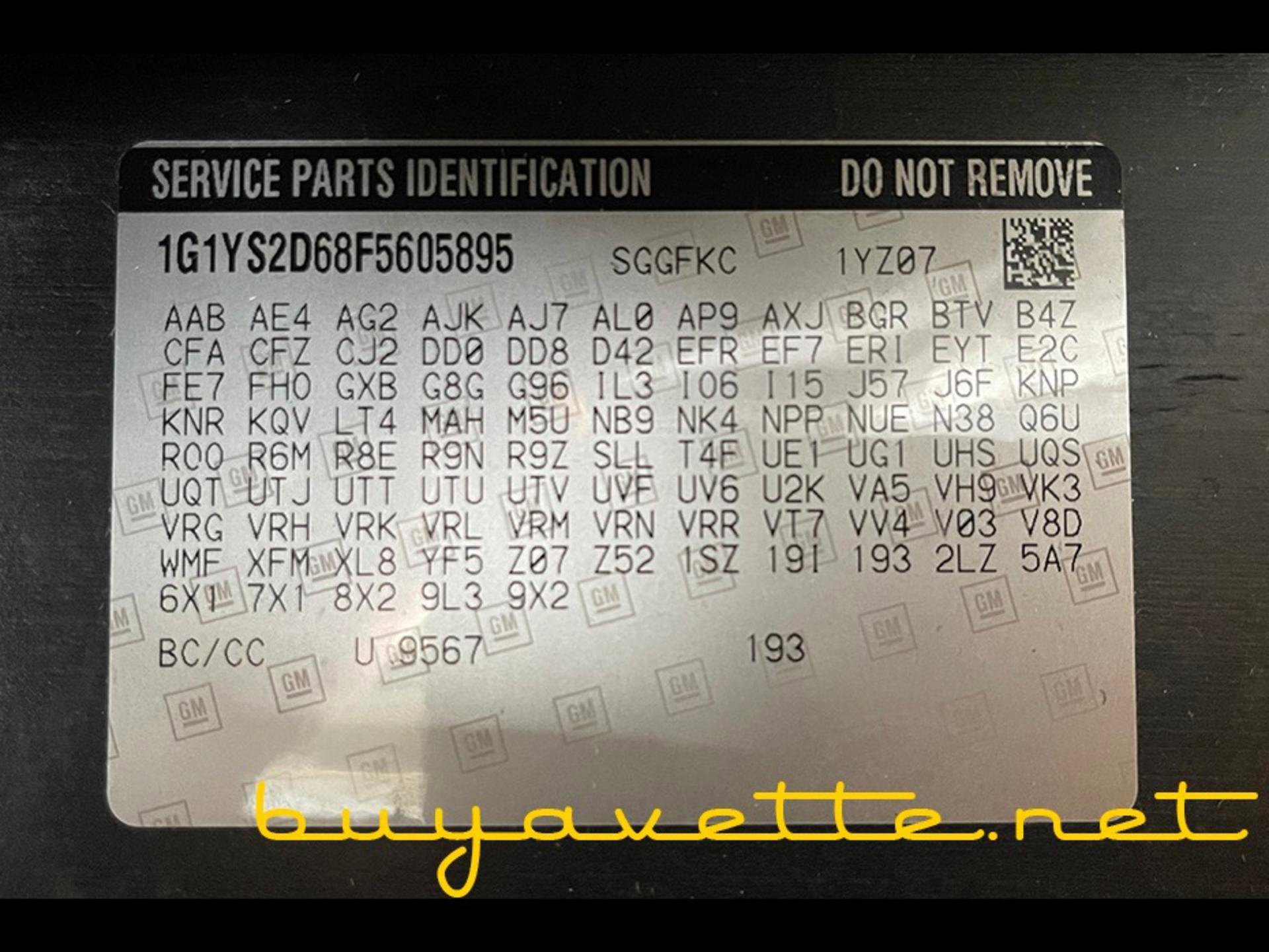 Used 2015 Chevrolet Corvette Z06 w/ Z07 Performance Package image 32