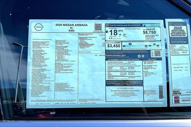 New 2026 Nissan Armada SL w/ Convenience Package image 14