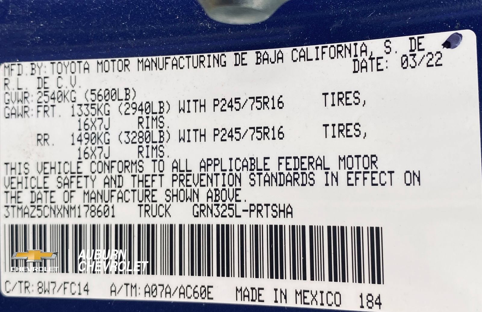 Used 2022 Toyota Tacoma SR5 RWD image 31
