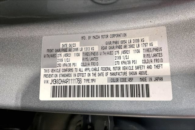 Certified 2024 MAZDA CX-90 Plug-In Hybrid w/ Premium Pkg AWD/4WD image 38