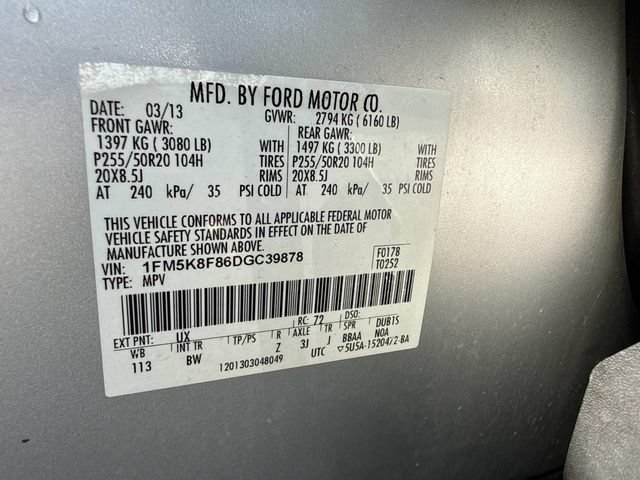 Used 2013 Ford Explorer Limited AWD/4WD image 28
