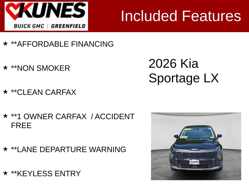 Used 2026 Kia Sportage LX FWD image 3