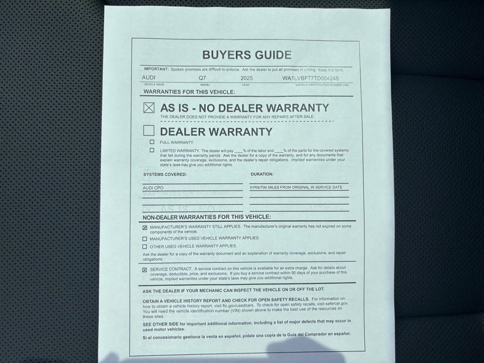 Certified 2026 Audi Q7 3.0T Premium Plus image 33