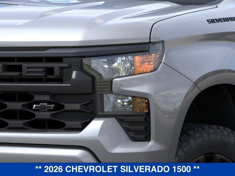 New 2026 Chevrolet Silverado 1500 Custom w/ Turbomax Blackout Package AWD/4WD image 11