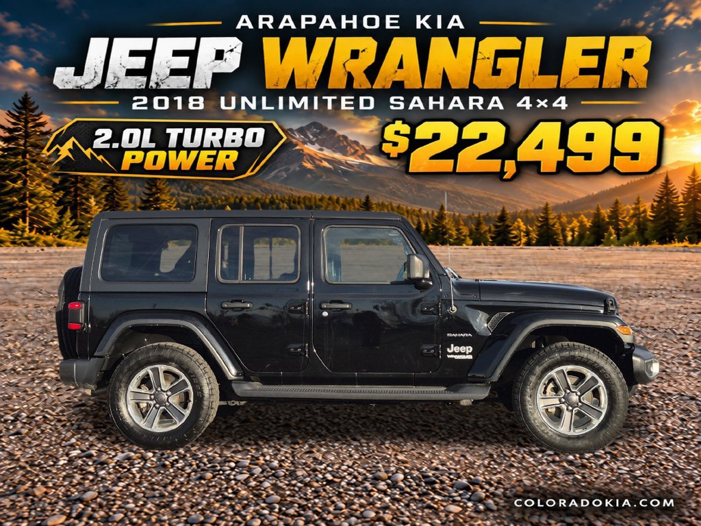 Used 2018 Jeep Wrangler Unlimited Sahara AWD/4WD image 1