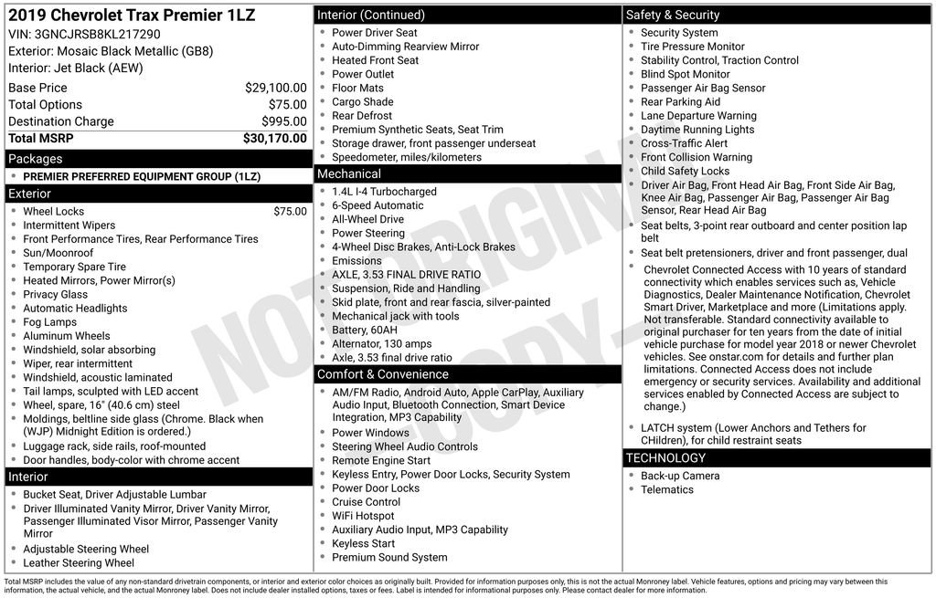 Used 2019 Chevrolet Trax Premier image 10
