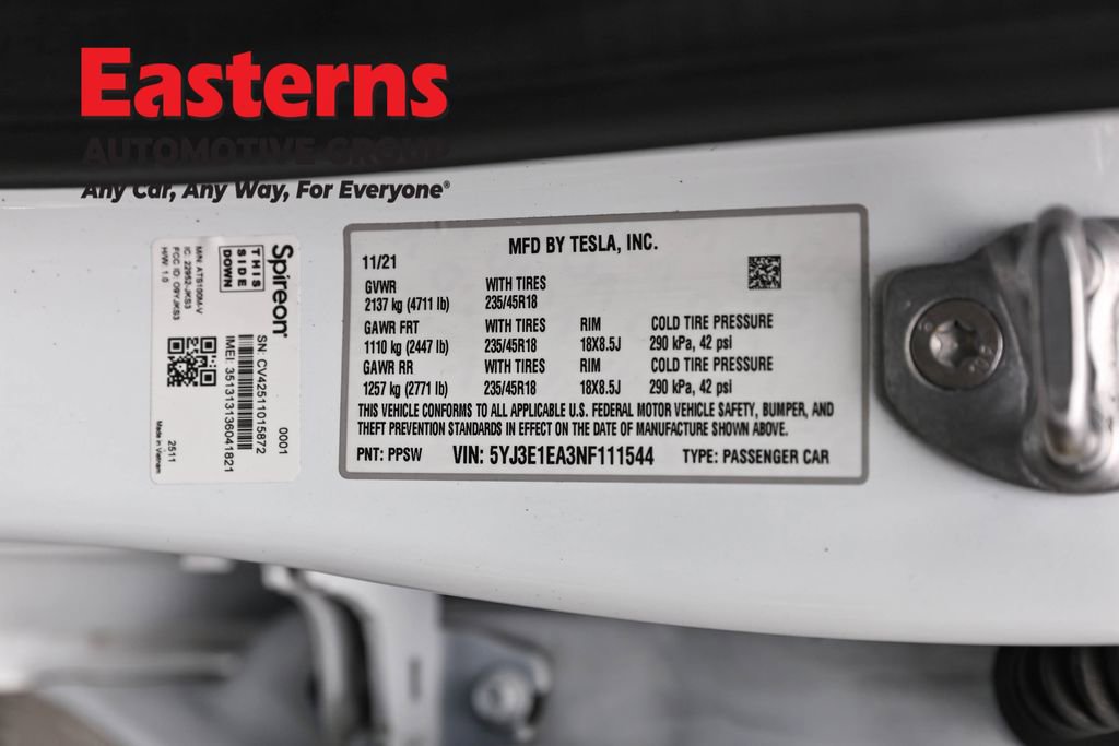 Used 2022 Tesla Model 3 Standard Range image 30