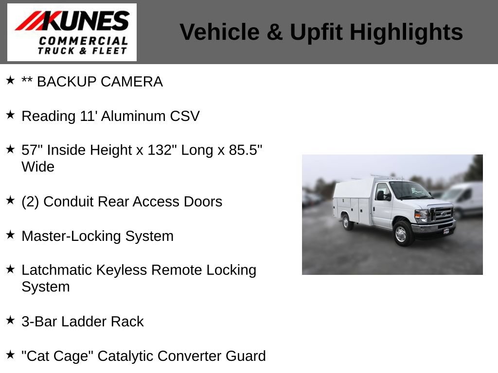 New 2025 Ford E-350 and Econoline 350 Super Duty w/ Power Equipment Group RWD image 3