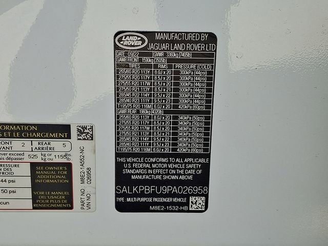 Used 2023 Land Rover Range Rover Long Wheelbase SE AWD/4WD image 30