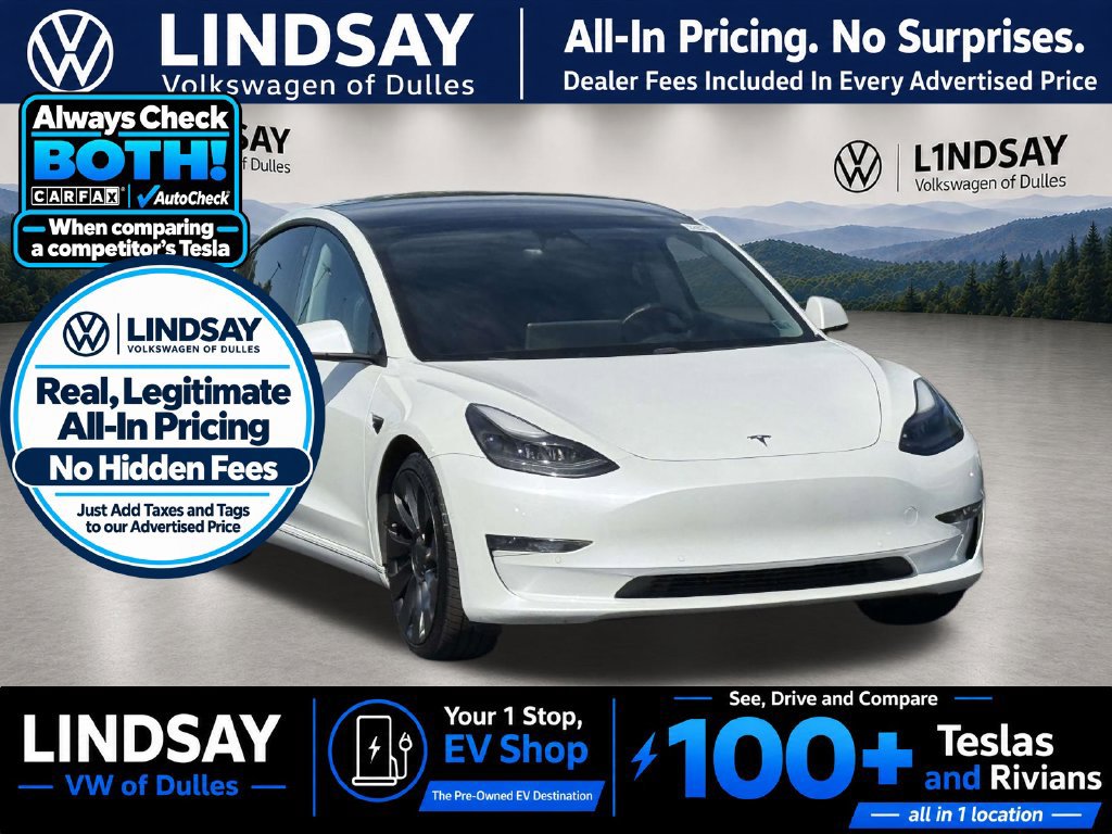 Used 2021 Tesla Model 3 Performance