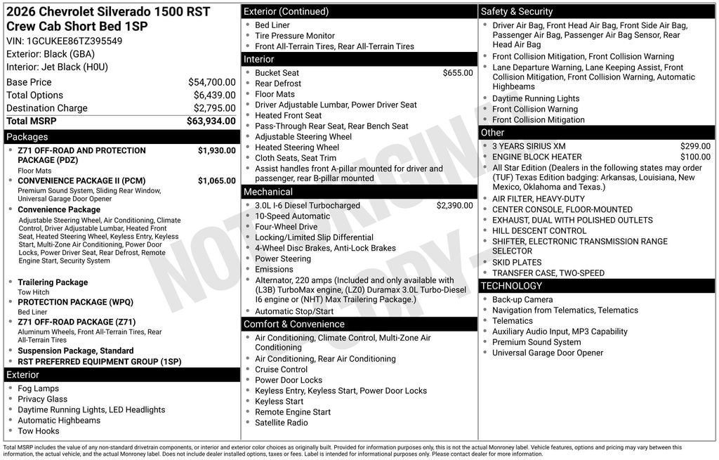New 2026 Chevrolet Silverado 1500 RST AWD/4WD image 5