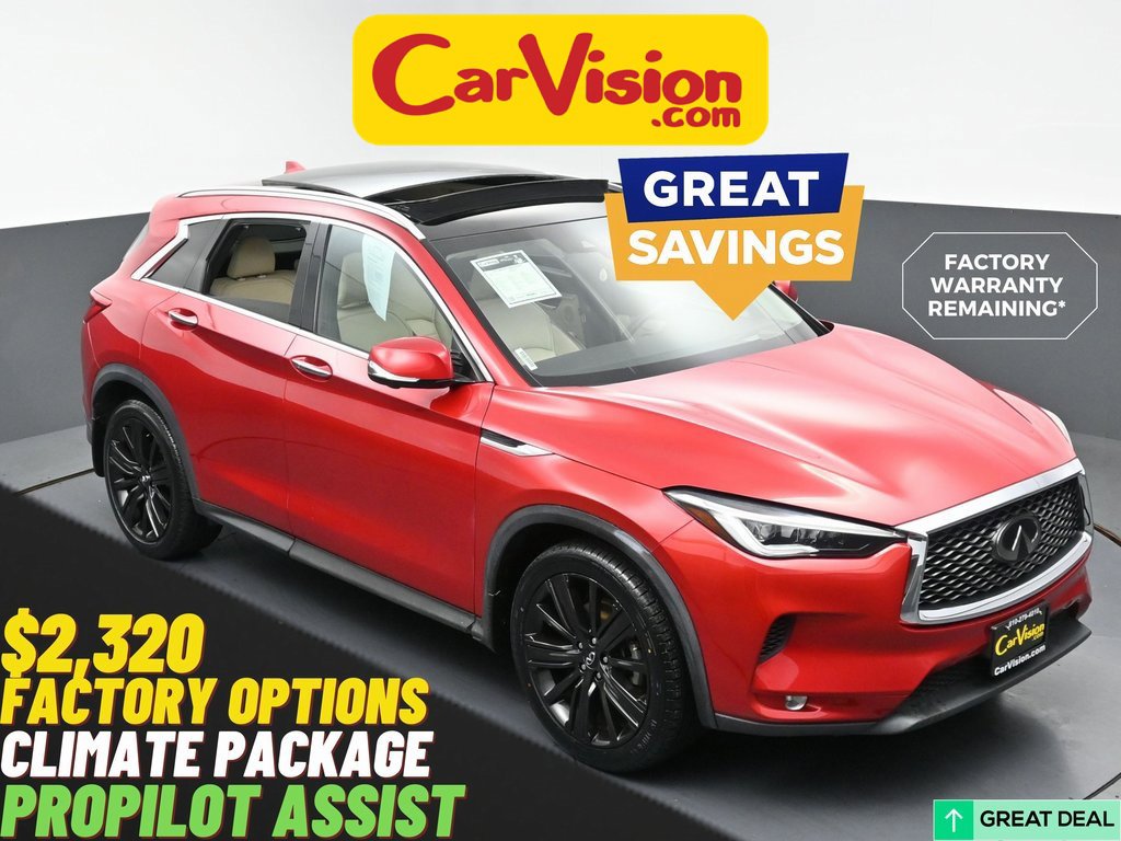 Used 2021 INFINITI QX50 Sensory w/ Cargo Package