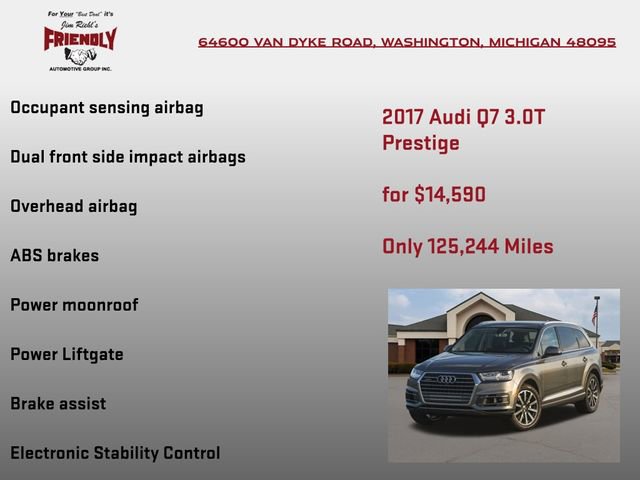 Used 2017 Audi Q7 3.0T Prestige image 5