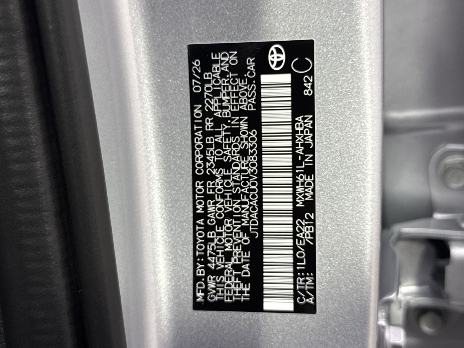 New 2027 Toyota Prius Plug-In Hybrid w/ Limited Premium Package FWD image 36