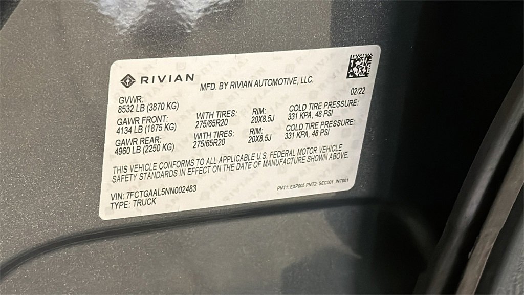 Used 2022 Rivian R1T Launch Edition image 31