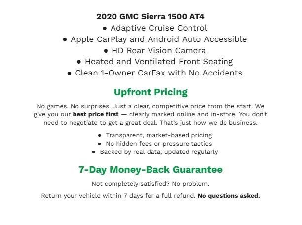 Used 2020 GMC Sierra 1500 AT4 w/ AT4 Premium Package AWD/4WD video 1