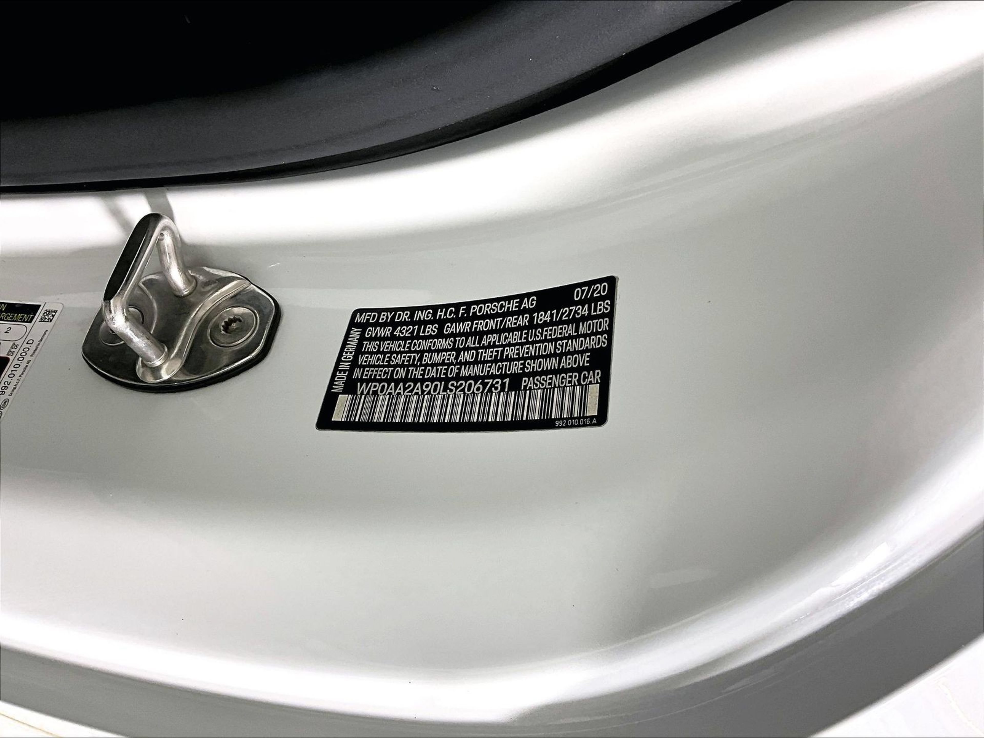Certified 2020 Porsche 911 Carrera RWD image 27