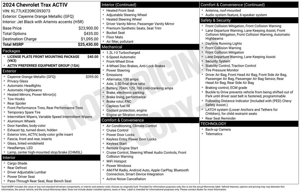 Used 2024 Chevrolet Trax ACTIV image 6