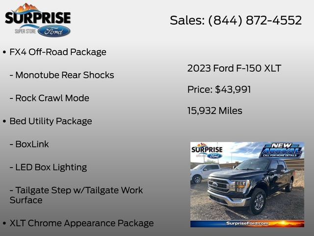 Certified 2023 Ford F150 XLT w/ Equipment Group 302A High AWD/4WD image 17
