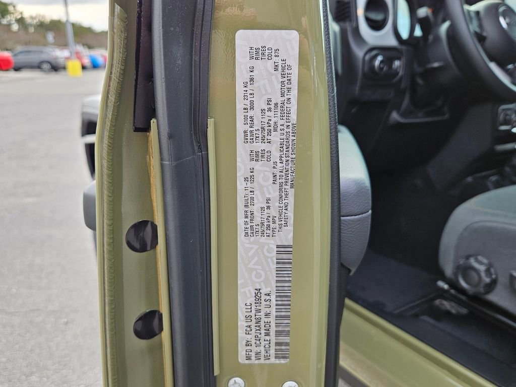 New 2026 Jeep Wrangler Sport image 14