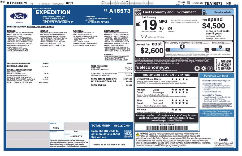 New 2026 Ford Expedition Active image 4