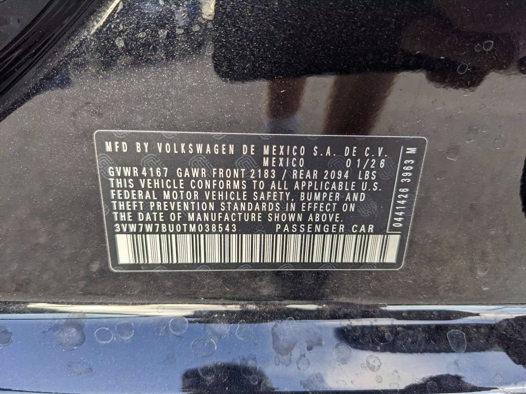 New 2026 Volkswagen Jetta SE FWD image 30