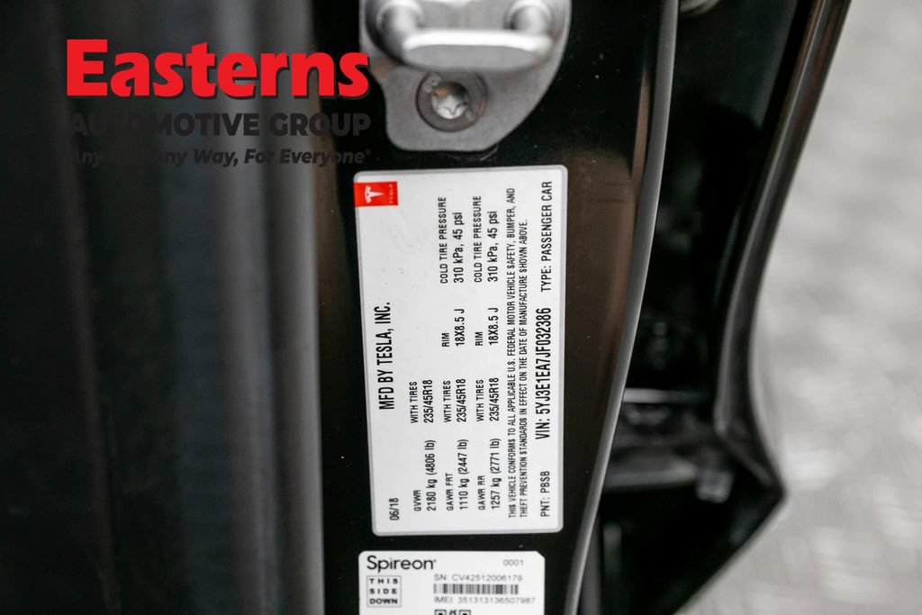 Used 2018 Tesla Model 3 Long Range RWD image 48
