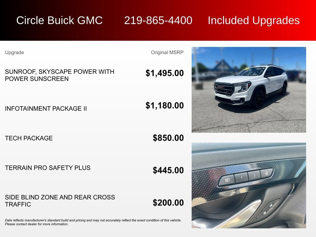 Used 2023 GMC Terrain AT4 w/ Infotainment Package II AWD/4WD image 3