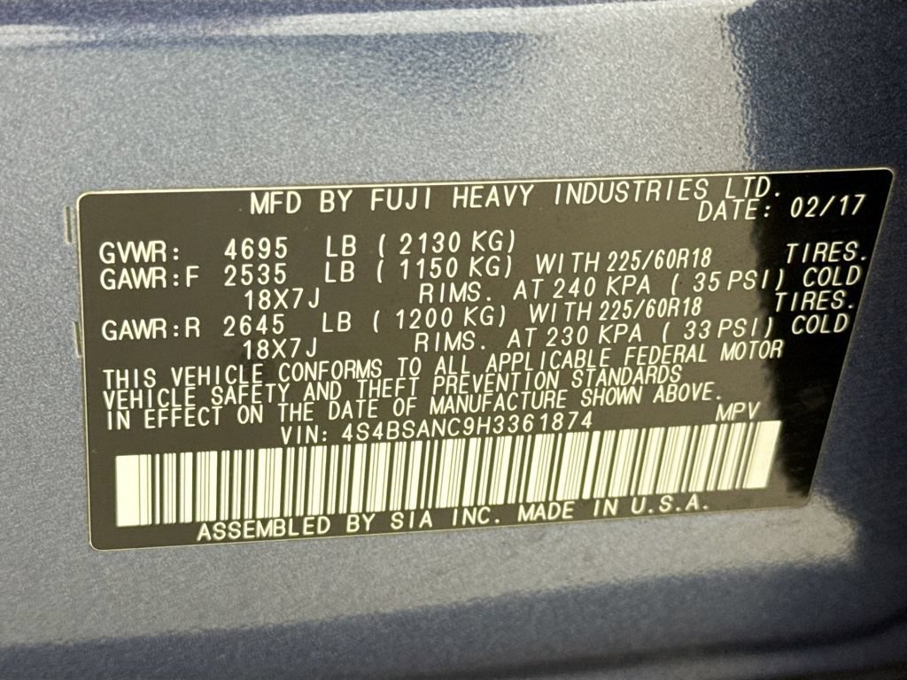 Used 2017 Subaru Outback 2.5i Limited AWD/4WD image 34