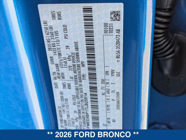 New 2026 Ford Bronco Badlands AWD/4WD image 21