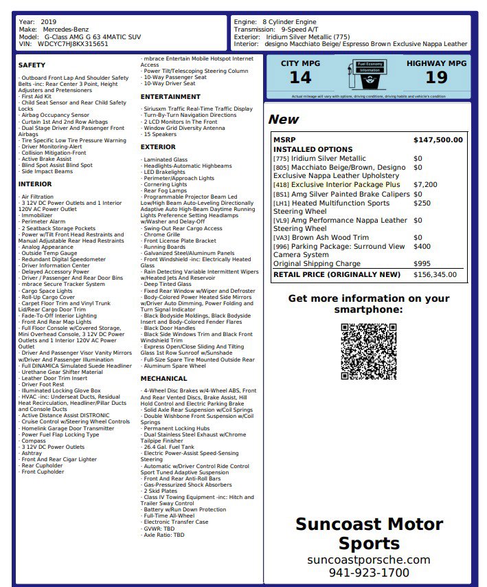 Used 2019 Mercedes-Benz G 63 AMG 4MATIC image 9