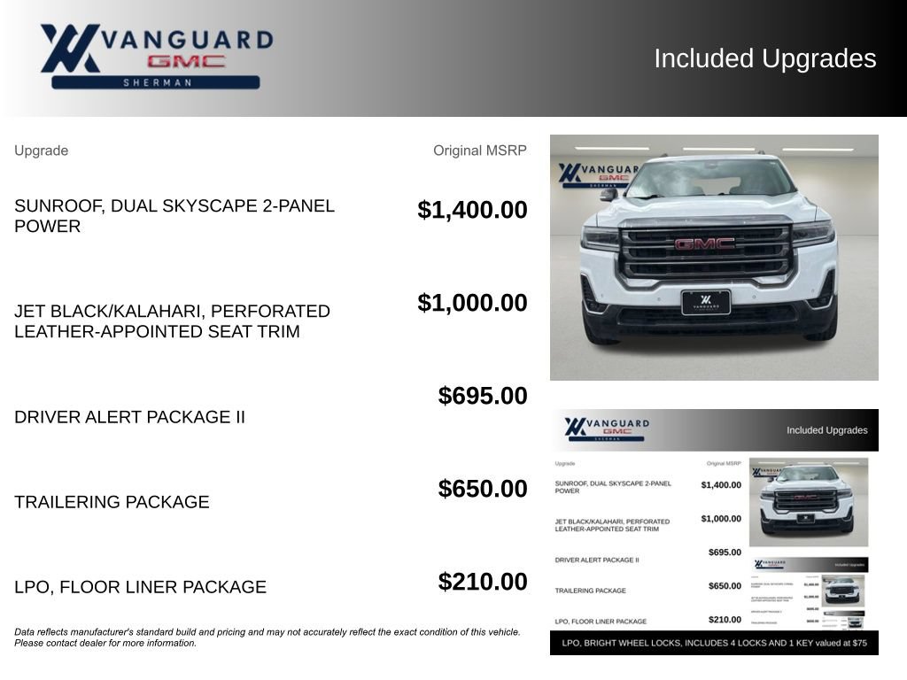 Used 2020 GMC Acadia AT4 w/ Driver Alert Package II AWD/4WD image 9