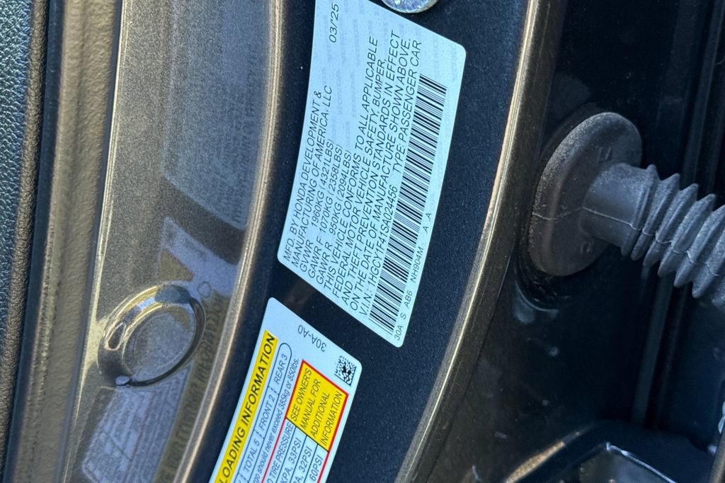 Certified 2025 Honda Accord SE image 27