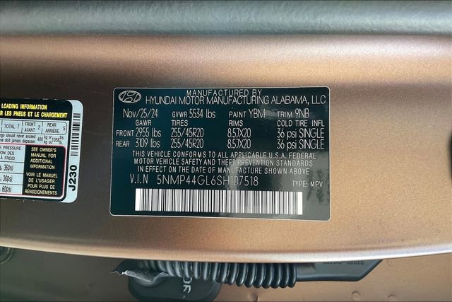 New 2025 Hyundai Santa Fe Limited image 13