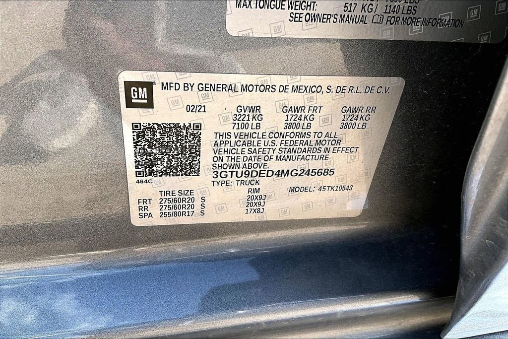 Used 2021 GMC Sierra 1500 SLT image 40