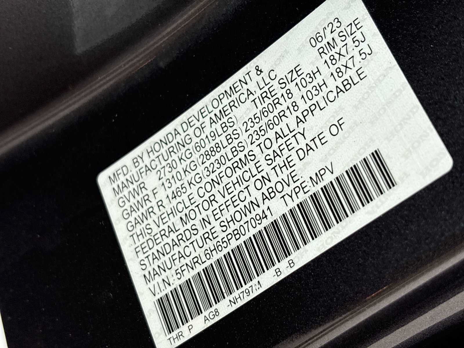 Used 2023 Honda Odyssey EX-L image 33