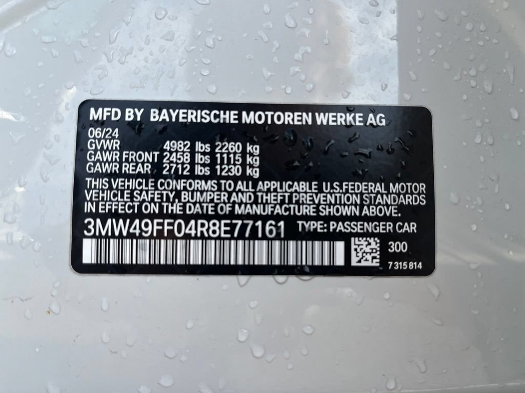 Certified 2024 BMW M340i xDrive w/ Driving Assistance Package AWD/4WD image 44