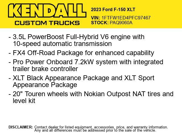 Used 2023 Ford F150 XLT w/ Equipment Group 302A High AWD/4WD image 2