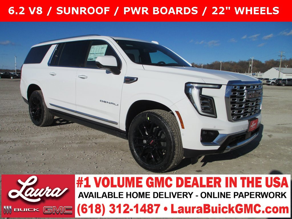 New 2026 GMC Yukon XL Denali w/ Sun & Power Step Package
