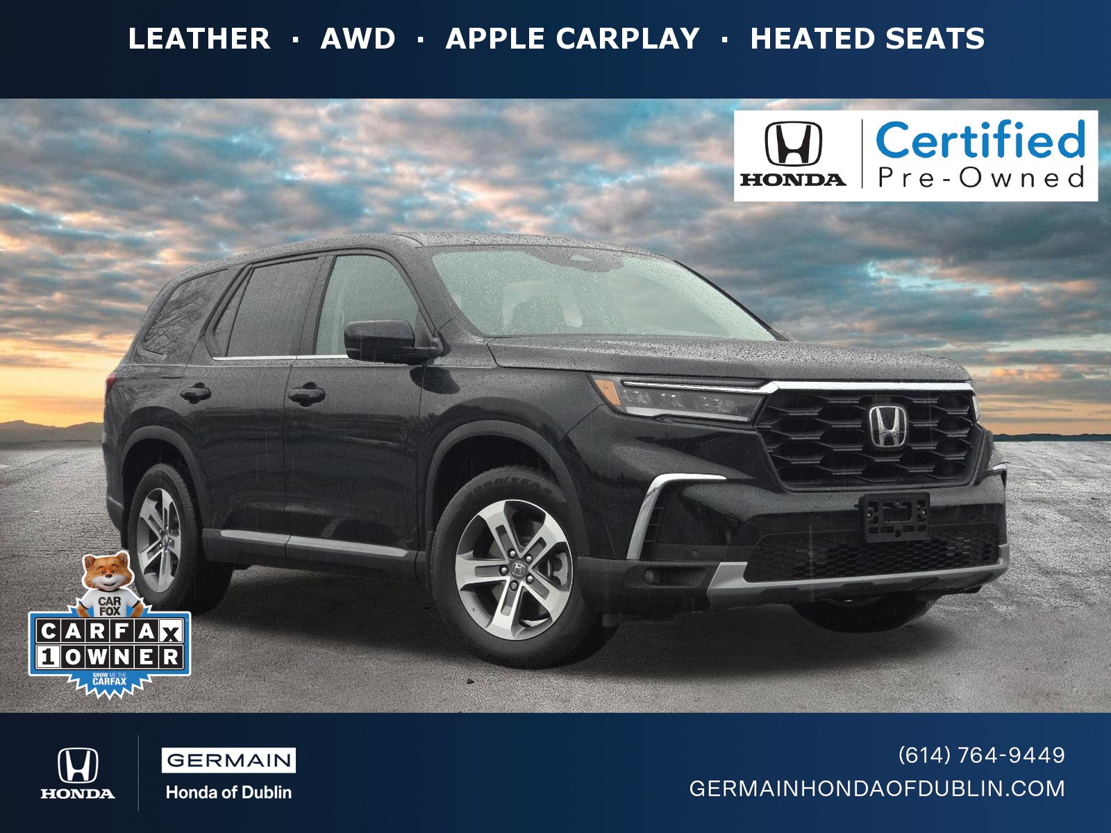 Certified 2025 Honda Pilot EX-L image 1