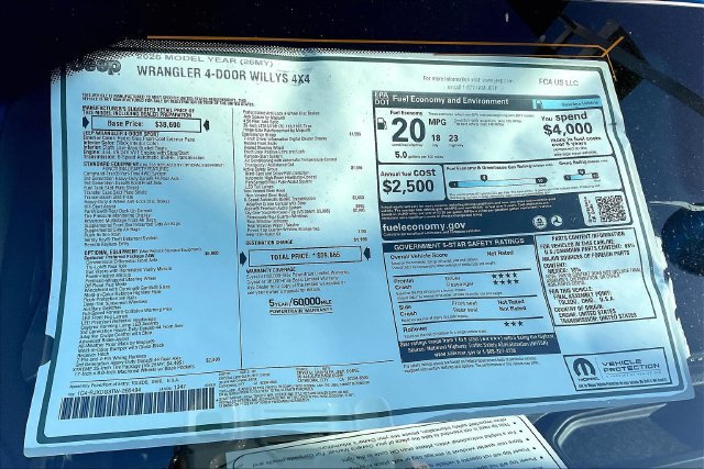 New 2026 Jeep Wrangler Unlimited Sport AWD/4WD image 16