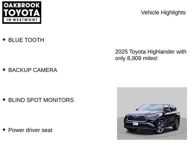 Certified 2025 Toyota Highlander XLE AWD/4WD image 6