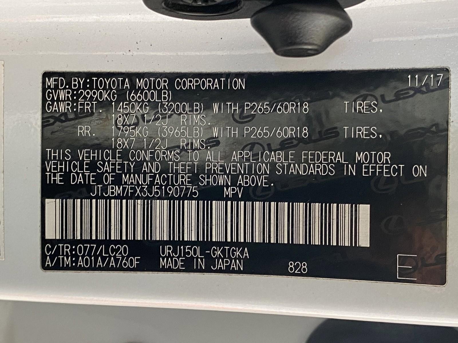 Used 2018 Lexus GX 460 w/ Navigation Package AWD/4WD image 33