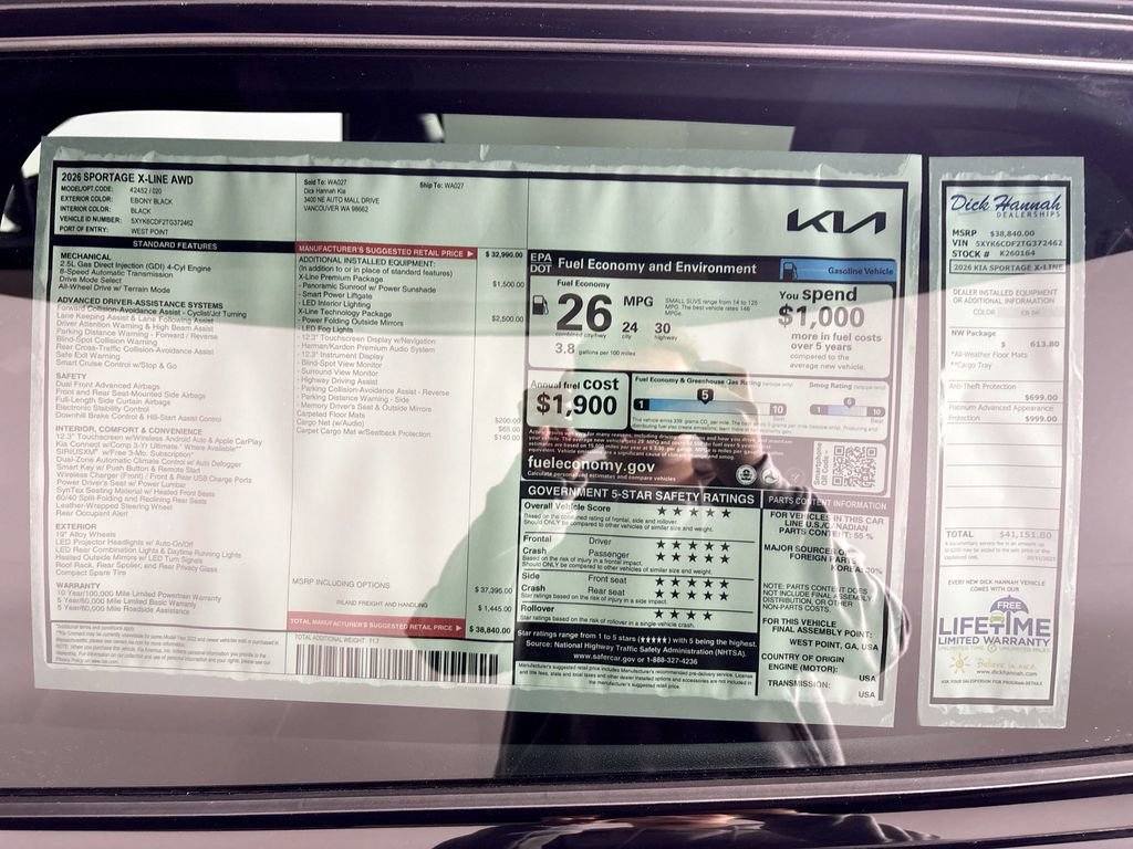 New 2026 Kia Sportage X-Line w/ X-Line Technology Package image 25