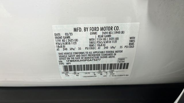 Used 2023 Ford Explorer Timberline AWD/4WD image 29