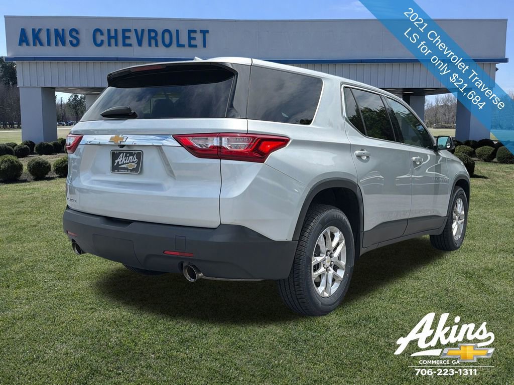 Certified 2021 Chevrolet Traverse LS FWD image 5
